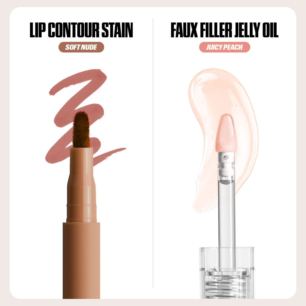 MAKE OUT SESH LIP KIT PEACHY NUDES (SET PARA LABIOS)